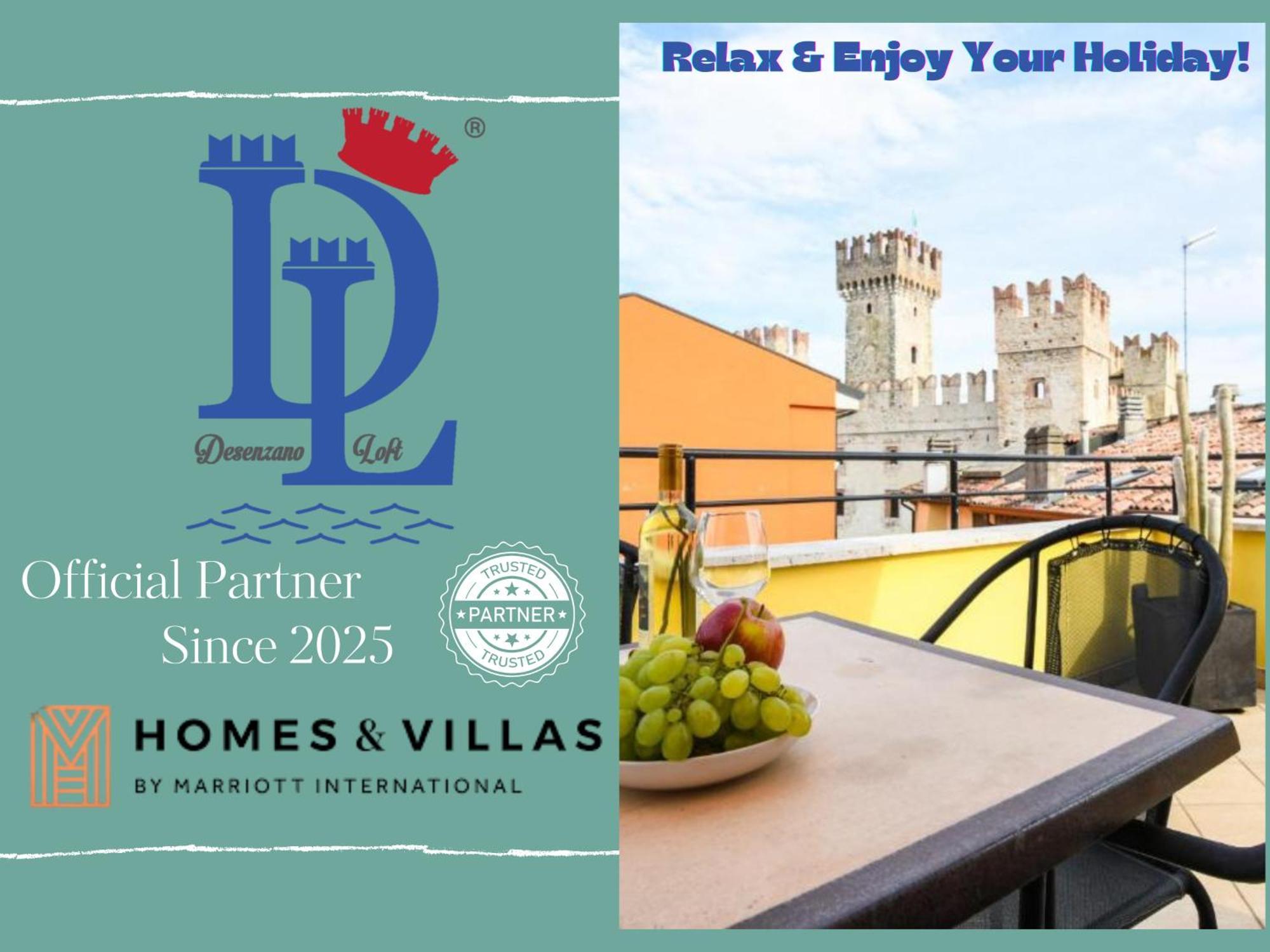 Desenzanoloft Official Partner Marriott Homes & Villas -Penthouse Never Say Never Sirmione Castle View Exterior foto